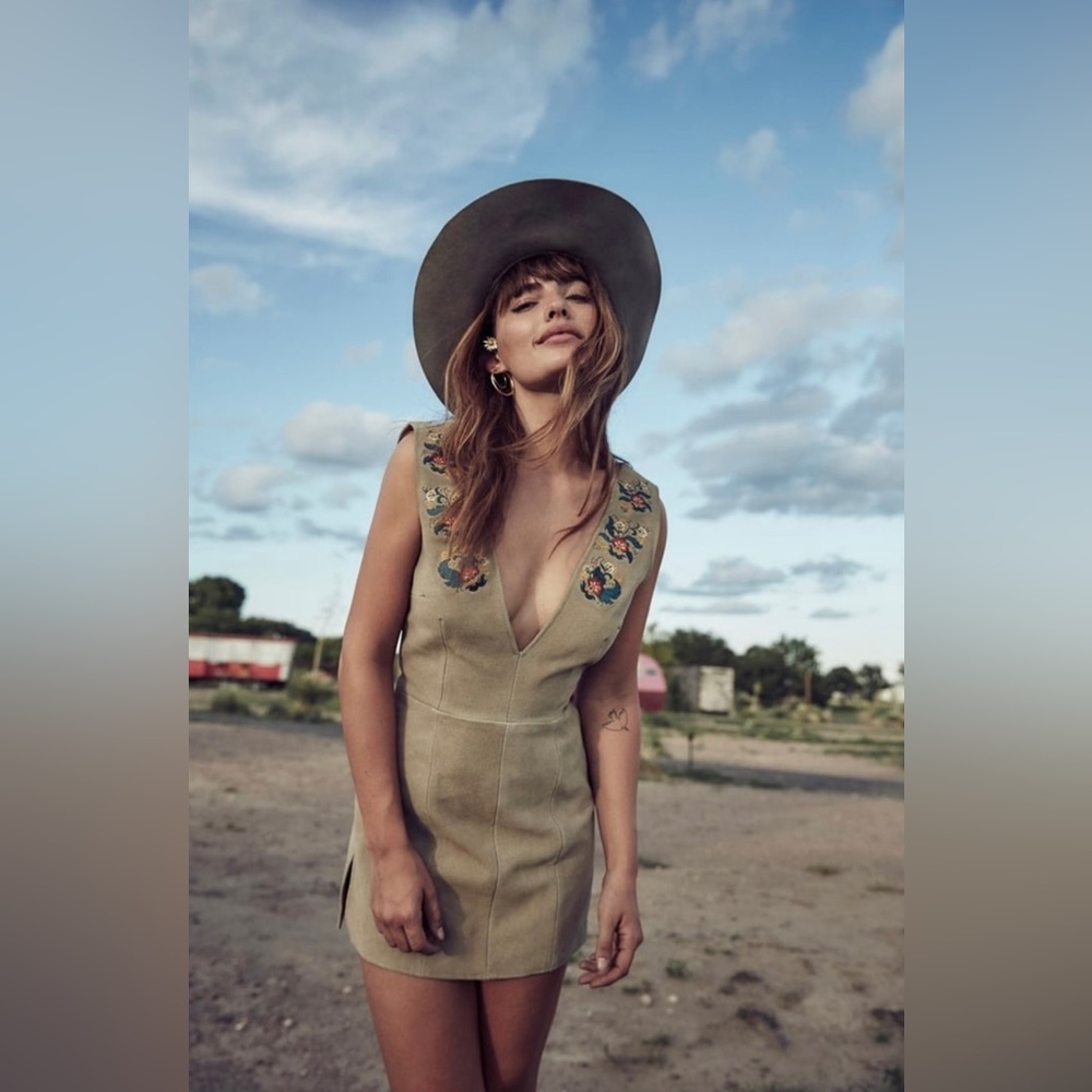 Understated Leather Dress